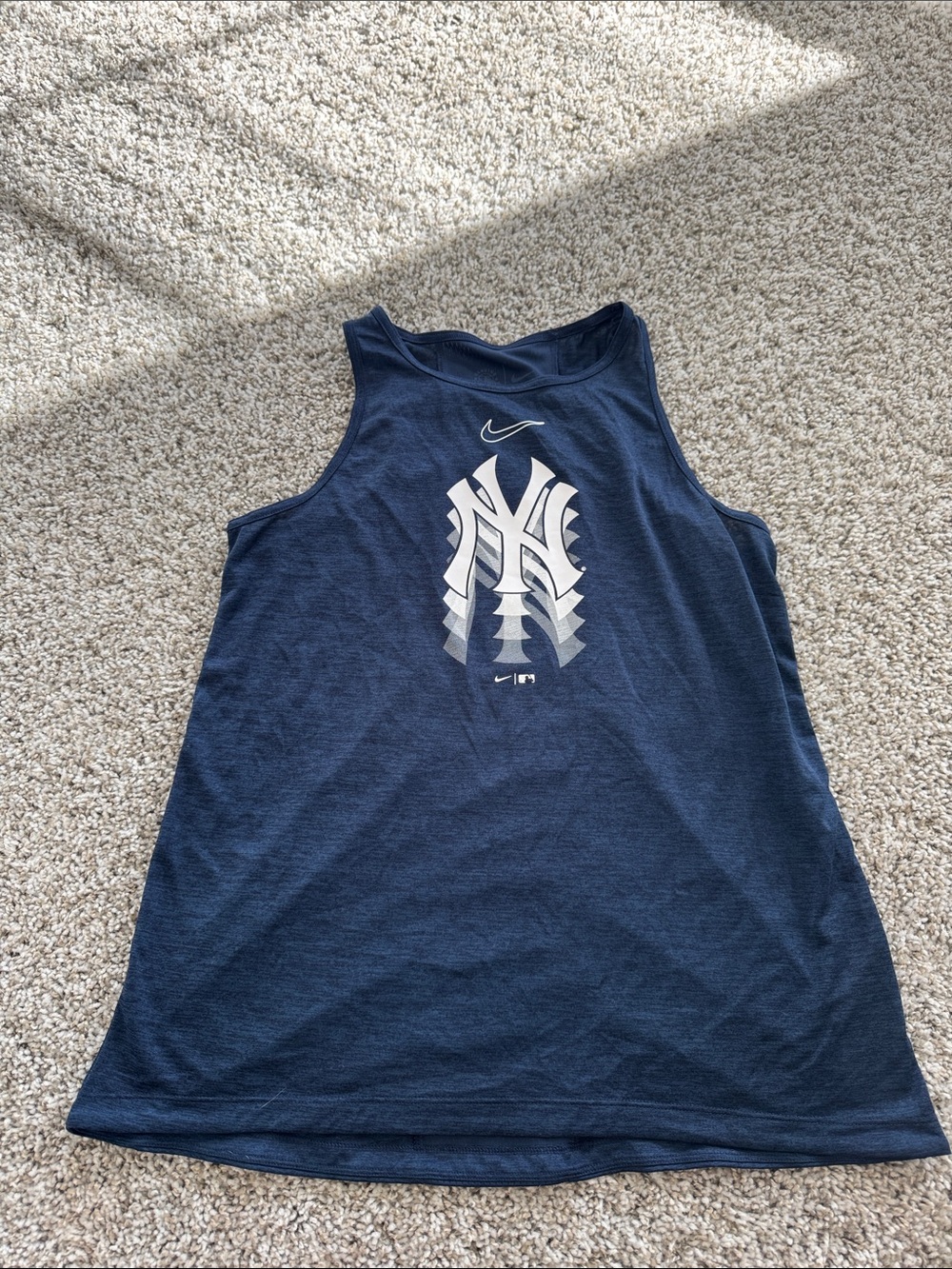 Nike Navy & White New York Yankees womens Tank Top